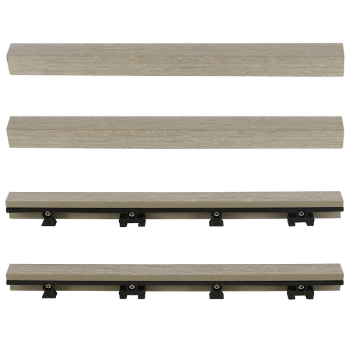 Reunalista Terassi Komposiittiterassille sisäkulma 2 kpl Jabo