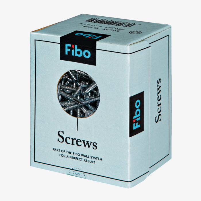 Monteringsskruvar Plåtregel 3,5x45 Fibo