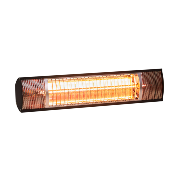 Terassilämmitin Seinämalli Infrapuna 1500W IP55 Antrasiitti HORTUS