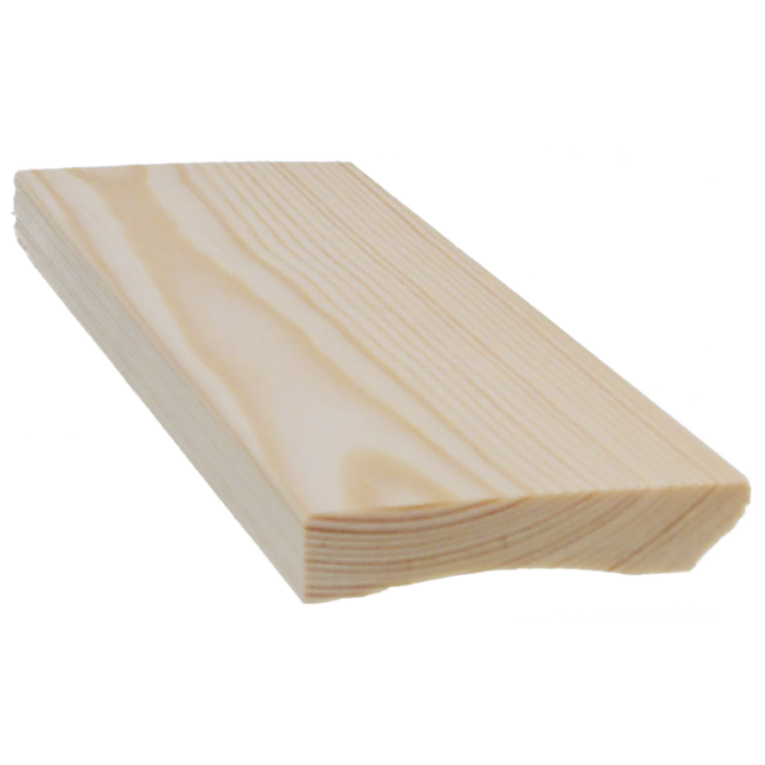 Lista över sidfoten 12x58x3300 mm Obehandlad CENT