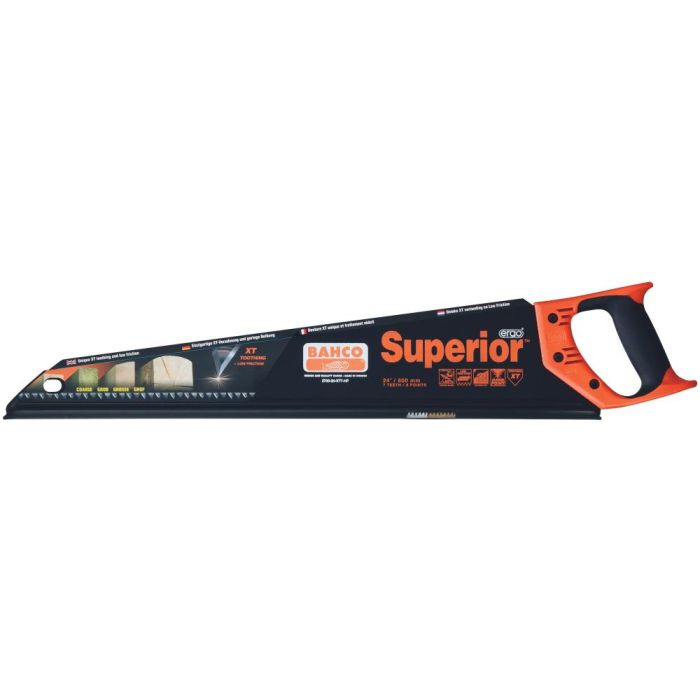 KÄSISAHA SUPERIO 2700XT 600 BAHCO
