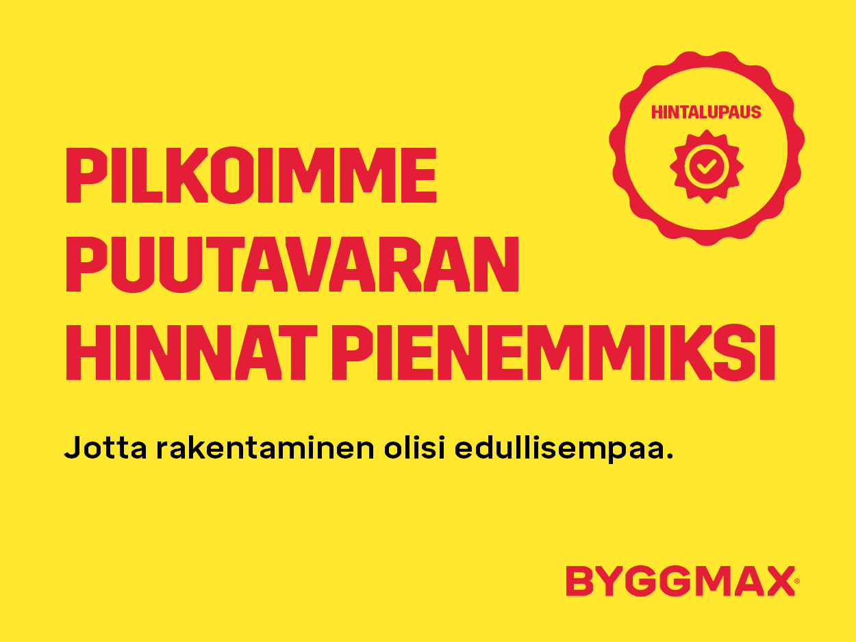 Laskimme puutavaran hintoja | Byggmax