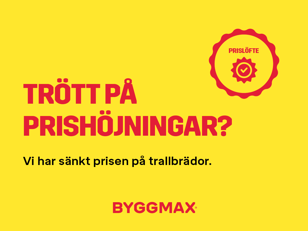 Vi har sänkt priserna på virke | Byggmax